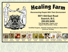 Tablet Screenshot of healingfarm.ca
